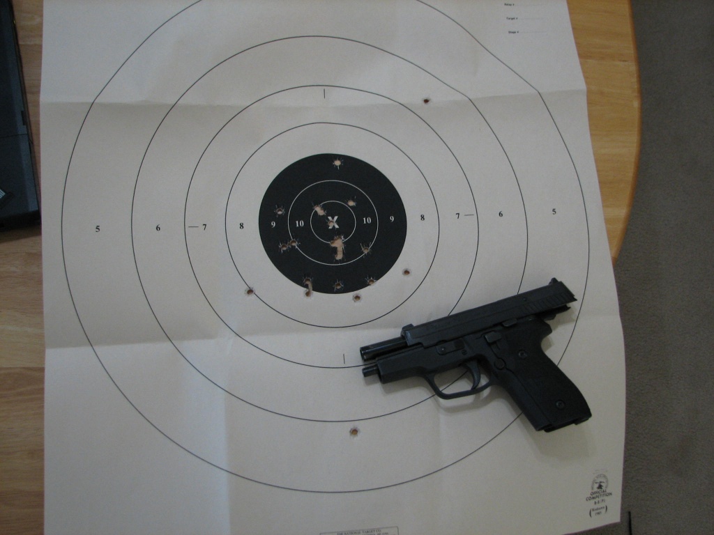 Target 1, Sig229/40 @ 25'